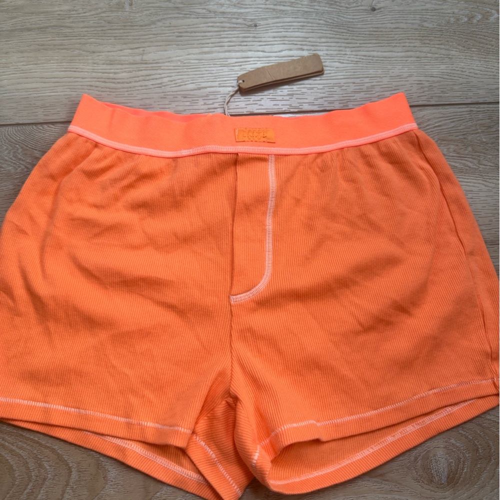 SKIMS Orange Loose Boxer Short